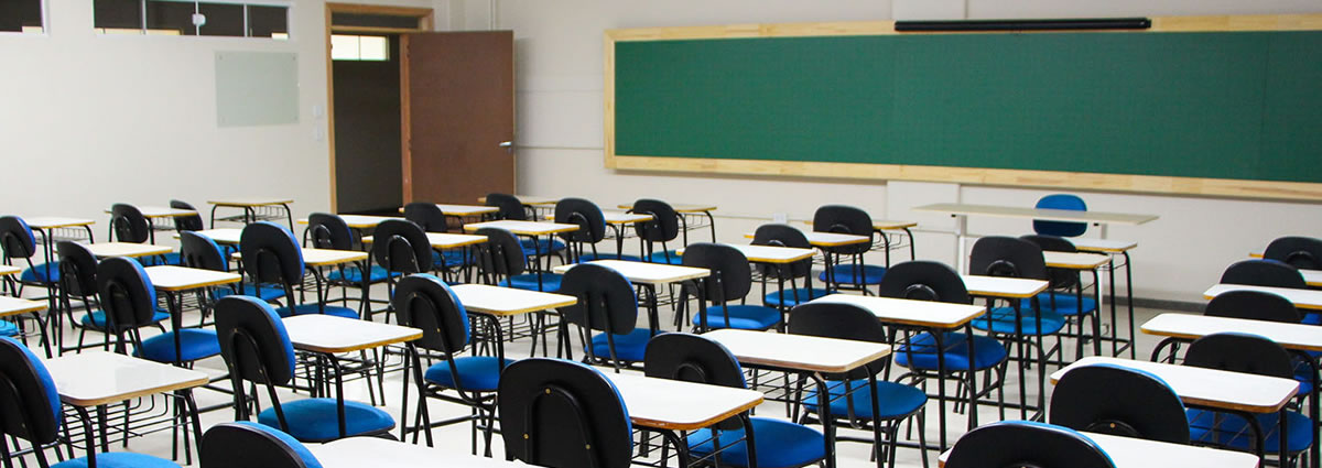 Sala de aula vazia